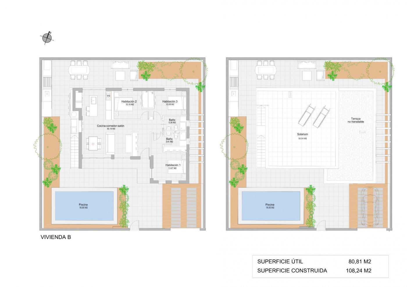Villa à Pilar de la Horadada, Alicante, Espagne 3 chambres, 116 m2 No. 103627