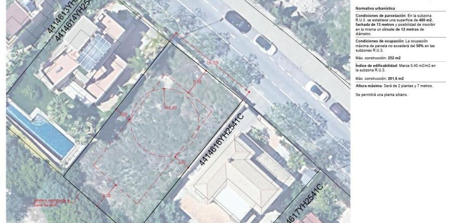 Land in Alicante, Spanien 252 m2 Nr. 168806