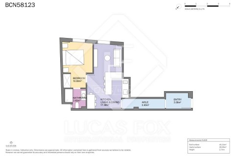 Apartment à vendre à Barcelona, Espagne, 1 chambre, 45 m2 No. 150429 - photo 22