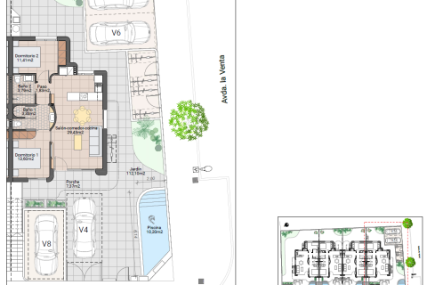 Bungalo pārdošanā Pilar de la Horadada, Alicante, Spānijā 2 istabas, 62 m2 Nr. 189342 - attēls 23