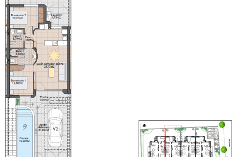 Bungalo pārdošanā Pilar de la Horadada, Alicante, Spānijā 2 istabas, 62 m2 Nr. 189342 - attēls 21