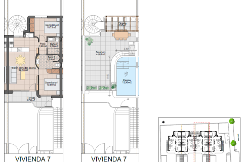 Bungalo pārdošanā Pilar de la Horadada, Alicante, Spānijā 2 istabas, 62 m2 Nr. 189342 - attēls 30