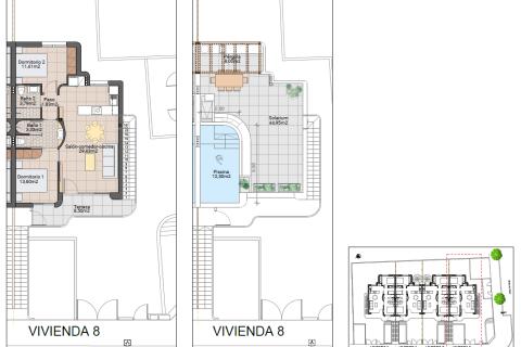 Bungalo pārdošanā Pilar de la Horadada, Alicante, Spānijā 2 istabas, 62 m2 Nr. 189342 - attēls 25