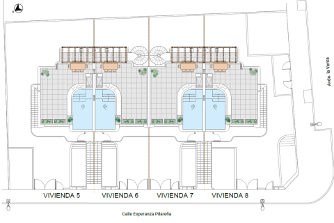 Bungalo pārdošanā Pilar de la Horadada, Alicante, Spānijā 2 istabas, 62 m2 Nr. 189342 - attēls 28