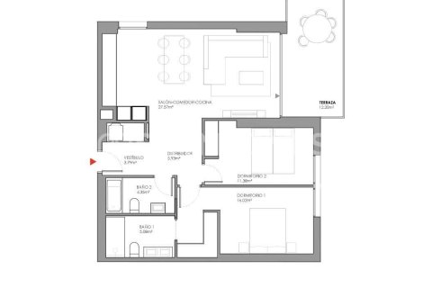 Apartment for sale in Cubelles, Barcelona, Spain 3 bedrooms, 95 sq.m. No. 140099 - photo 12