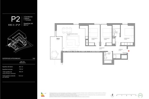 Apartament w Cubelles, Barcelona, Hiszpania 2 sypialnie, 74 mkw. nr 140098 – zdjęcie 13
