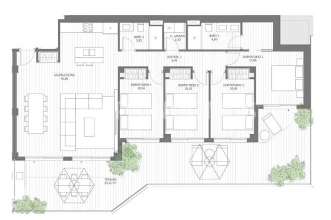 Apartament w Rincon de la Victoria, Malaga, Hiszpania 4 sypialnie, 117 mkw. nr 140103 – zdjęcie 20