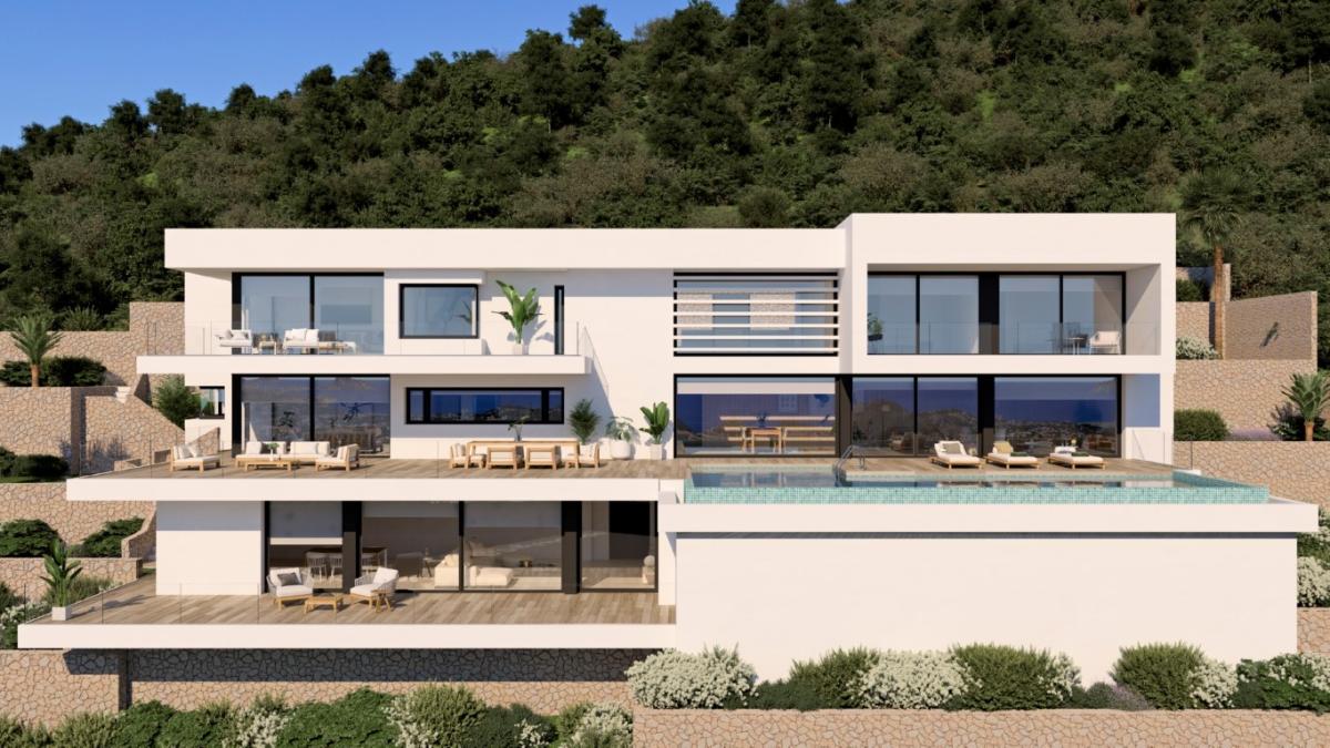 Villa en Benitachell, Alicante, España 5 dormitorios, 1401 m2 No. 78772