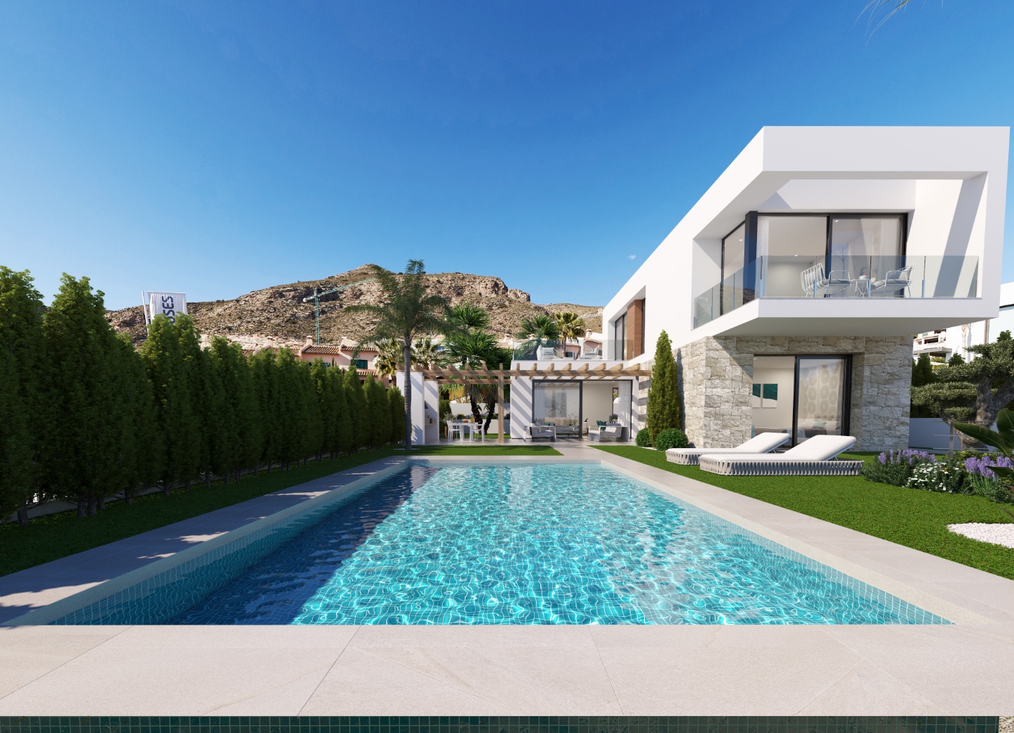 Villa in Finestrat, Alicante, Spain 3 bedrooms, 245 sq.m. No. 80887