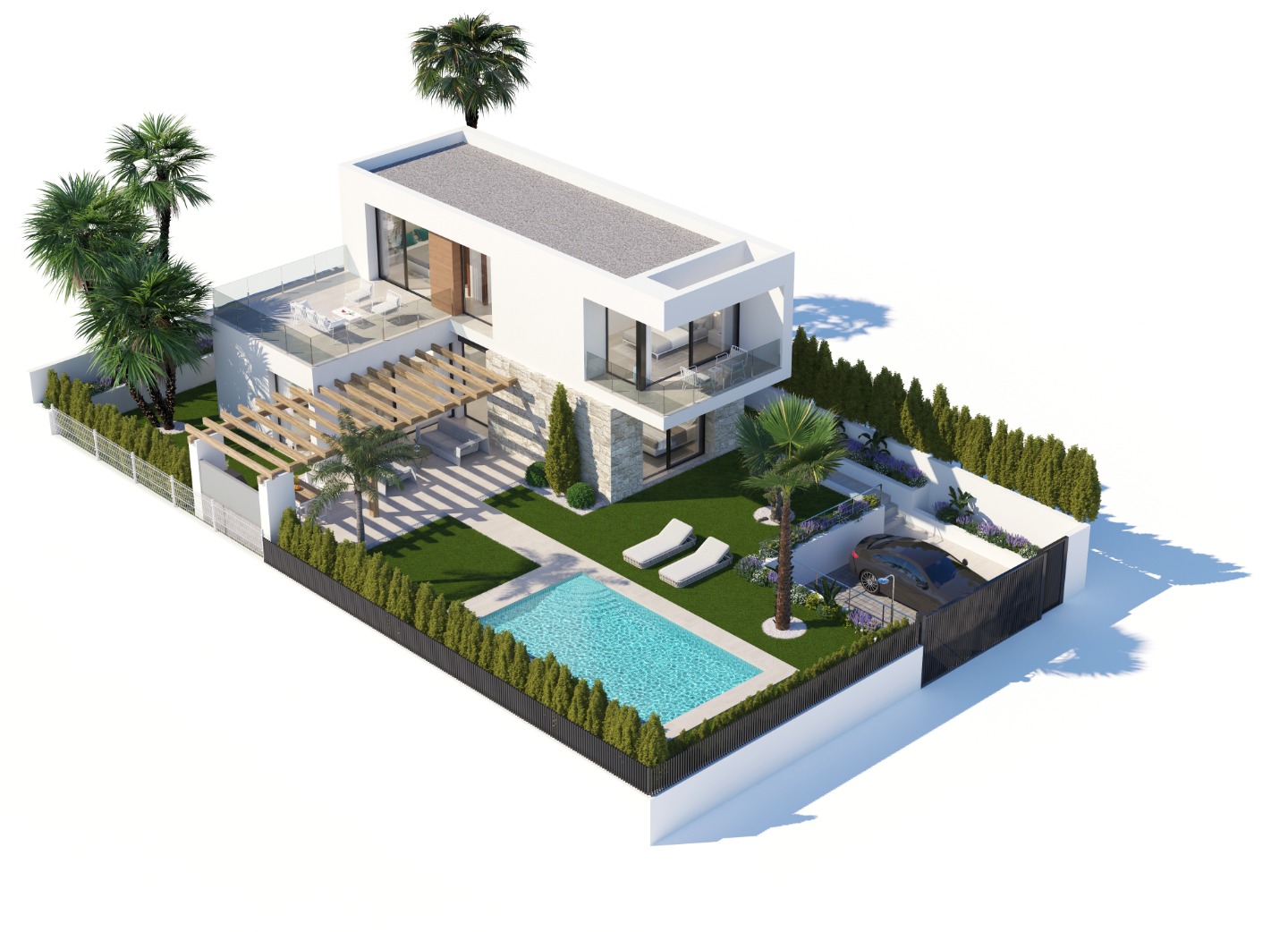Villa in Finestrat, Alicante, Spain 3 bedrooms, 245 sq.m. No. 80887