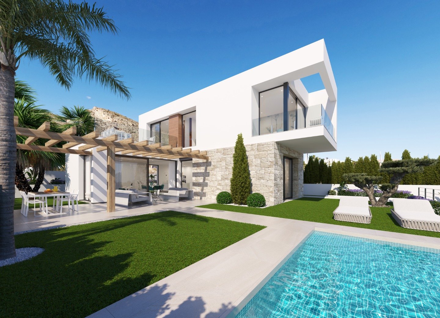 Villa in Finestrat, Alicante, Spain 3 bedrooms, 245 sq.m. No. 80887
