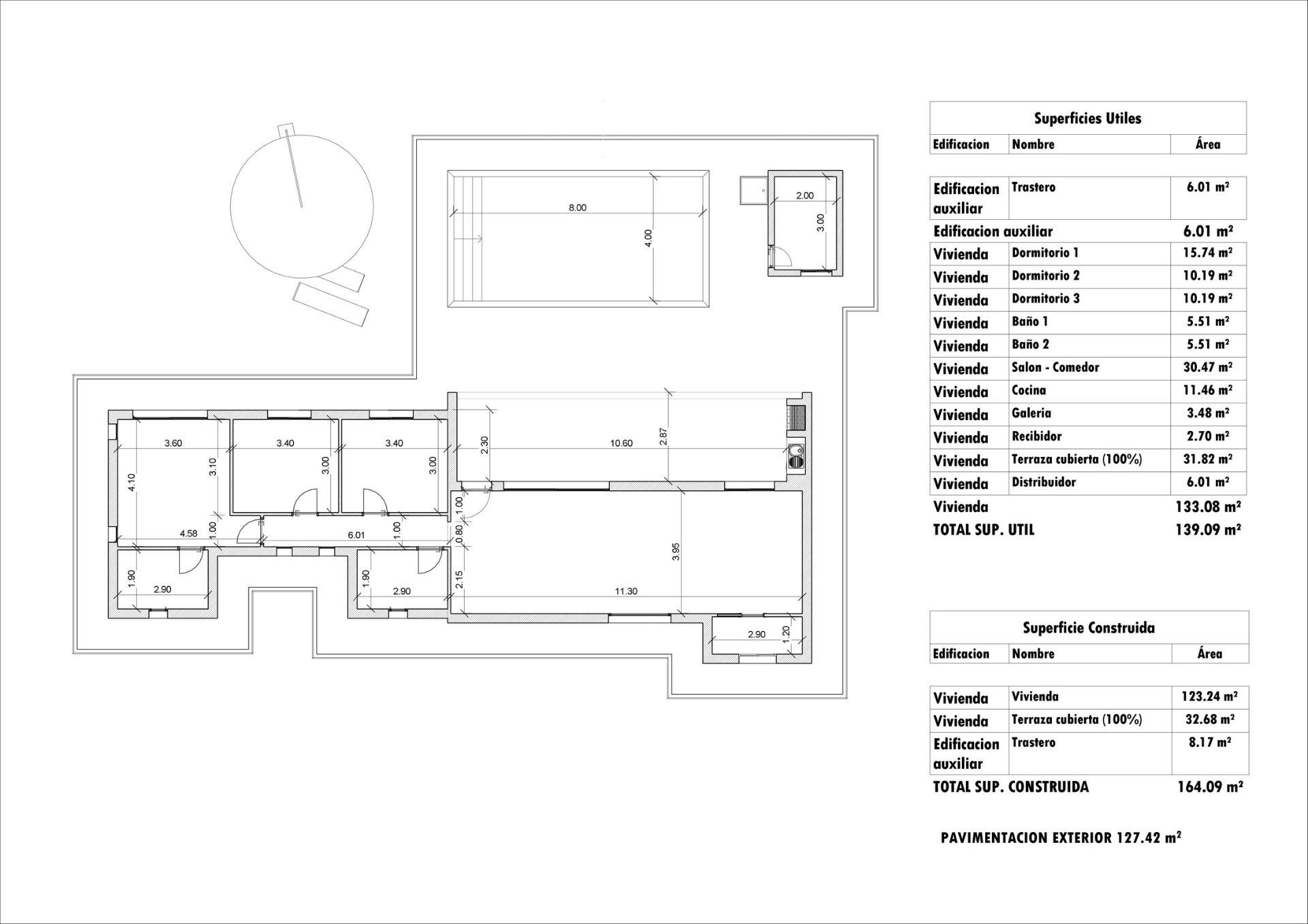 Villa en Monforte del Cid, Alicante, España 3 dormitorios, 164 m2 No. 135047
