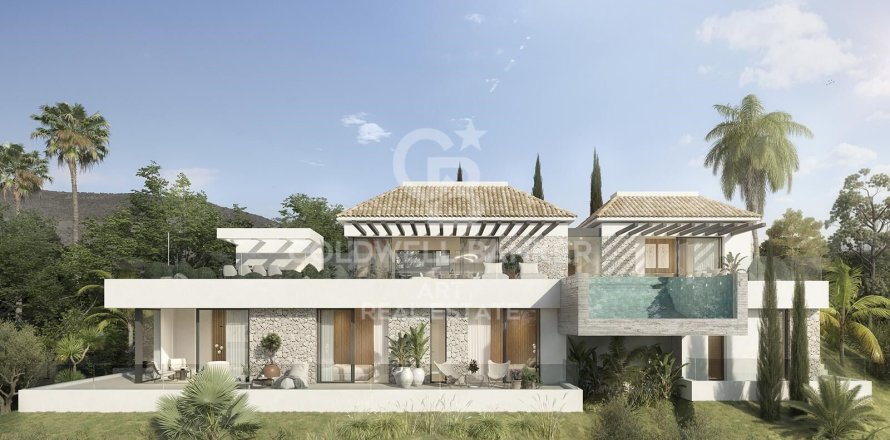 Huvila Mijas, Malaga, Espanja 4 makuuhuonetta, 234 m2 No. 158590