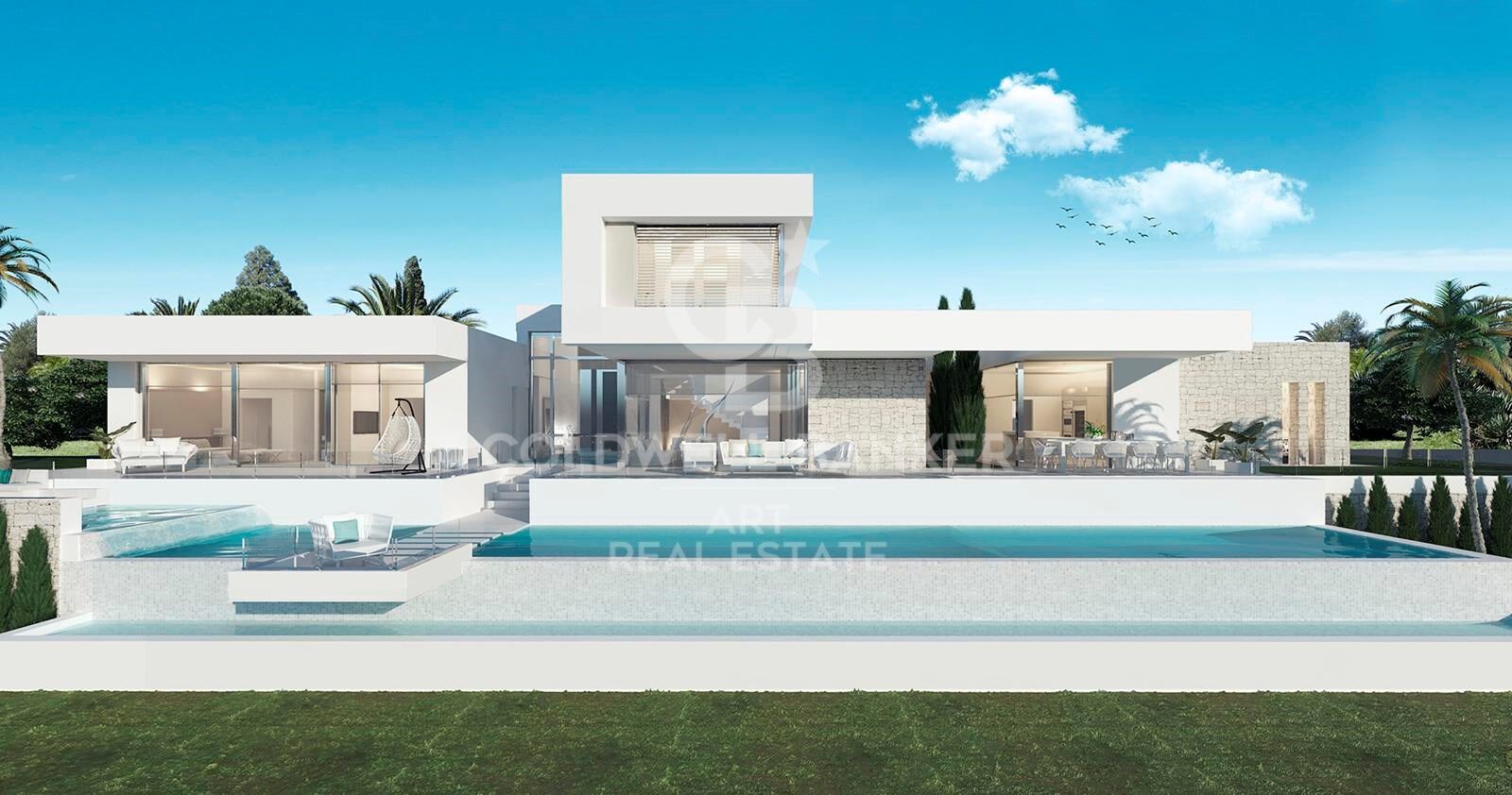 Villa i Benahavis, Malaga, Spanien 4 sovrum, 464 kvm. Nr. 158591