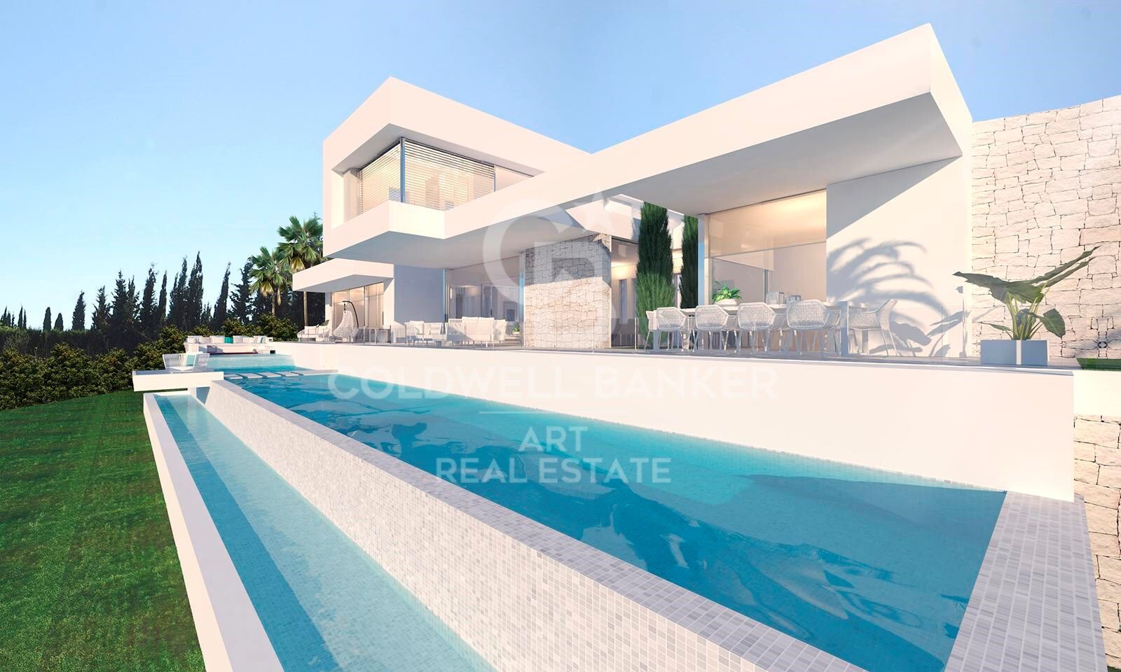 Villa i Benahavis, Malaga, Spanien 4 sovrum, 464 kvm. Nr. 158591