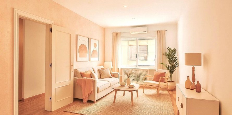 Lägenhet i Barcelona, Spanien 3 sovrum, 79 kvm. Nr. 160786