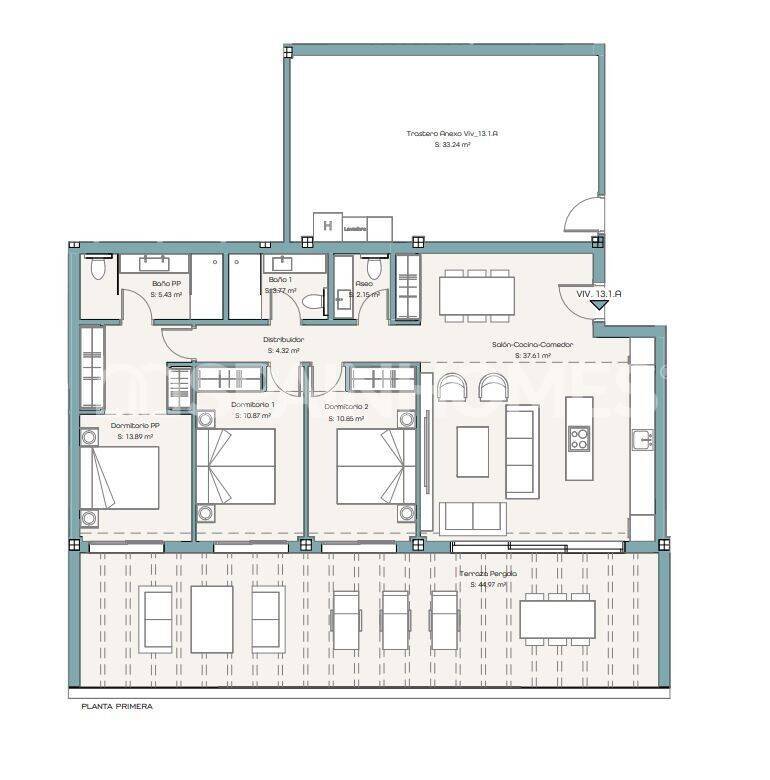 Apartament w Estepona, Malaga, Hiszpania 3 sypialnie, 89 mkw. nr 155886