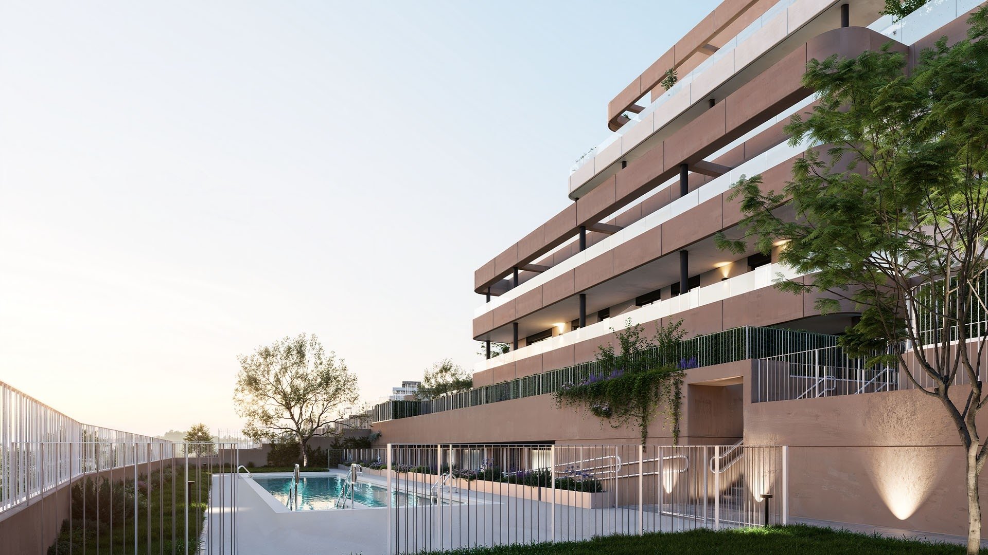 Bungalow a Estepona, Malaga, Spagna 3 camere da letto, 111 mq. N° 183494