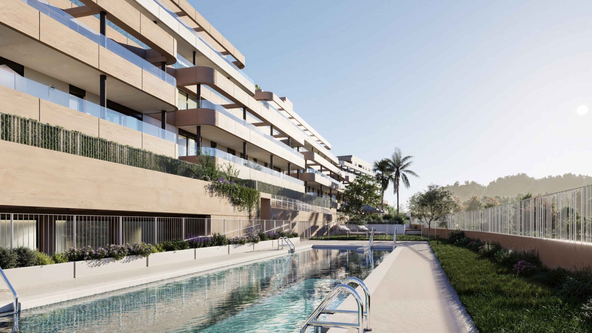 Bungalow a Estepona, Malaga, Spagna 3 camere da letto, 111 mq. N° 183494