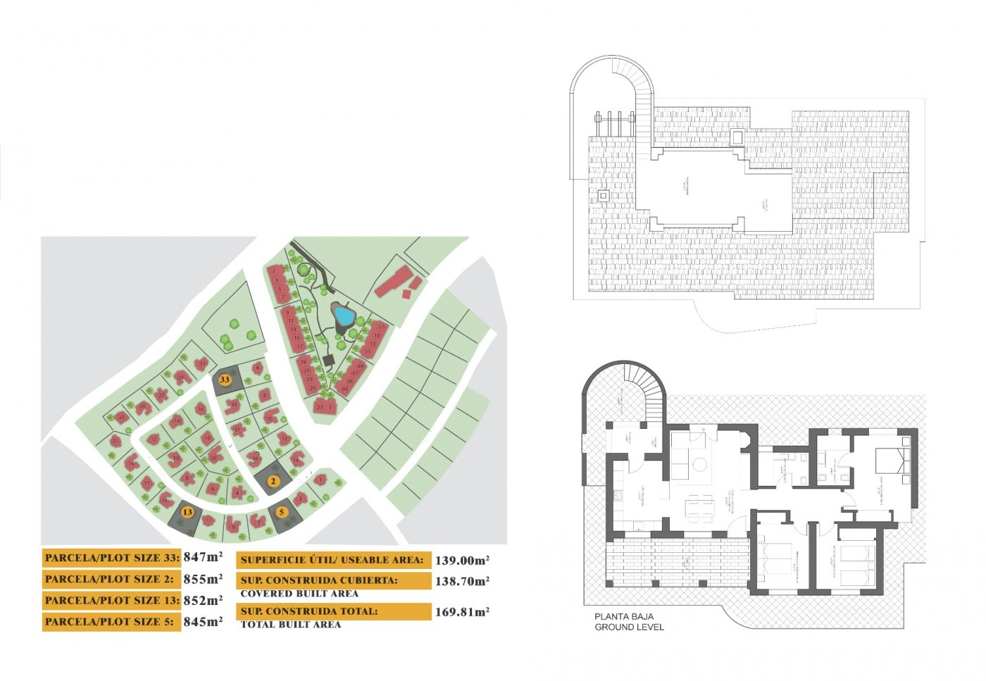 Villa i Fuente Alamo, Murcia, Spanien 3 sovrum, 169 kvm. Nr. 111427