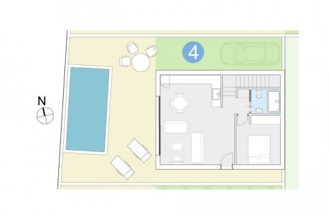 Villa till salu Los Dolses, Alicante, Spanien 3 sovrum, 97 kvm. Nr. 116613 - foto 11