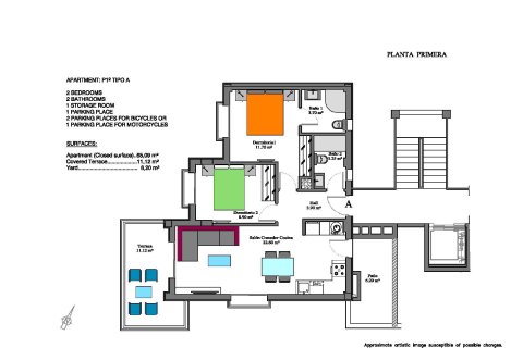 Apartament Urbanizacion Las Filipinas, Alicante, Hiszpania 2 sypialnie, 65 mkw. nr 134384 – zdjęcie 21