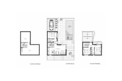 Layout 3 bedrooms, 154.3 sq.m. in LA VAGUADA in Algorfa, Spain No. 161564