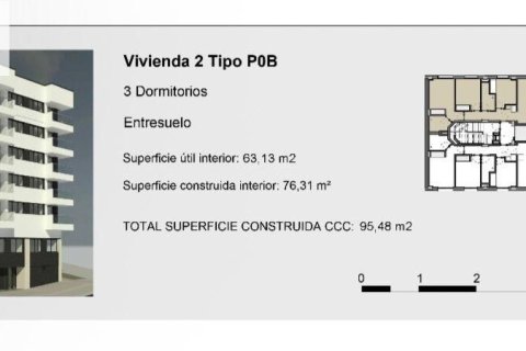 Продажа квартиры в Валенсия, Испания 1 спальня, 76.3м2 №147583 - фото 12