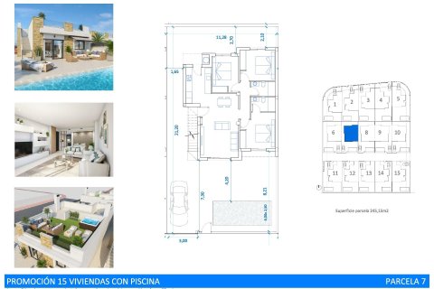 Villa till salu San Fulgencio, Alicante, Spanien 3 sovrum, 99 kvm. Nr. 135109 - foto 10