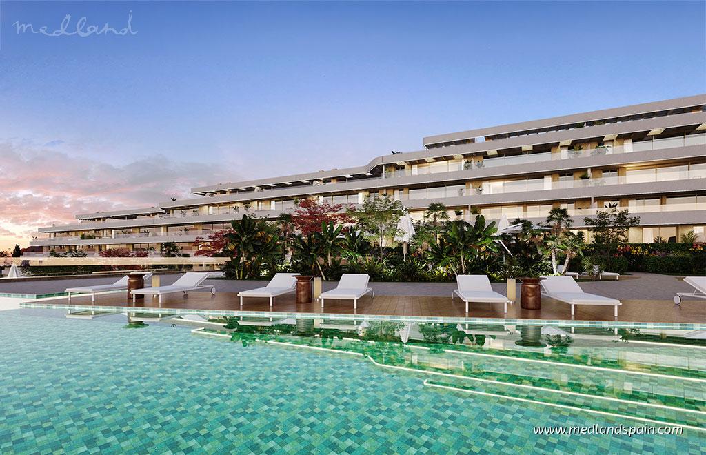 Apartment à Mijas Costa, Malaga, Espagne 2 chambres, 77 m2 No. 182638