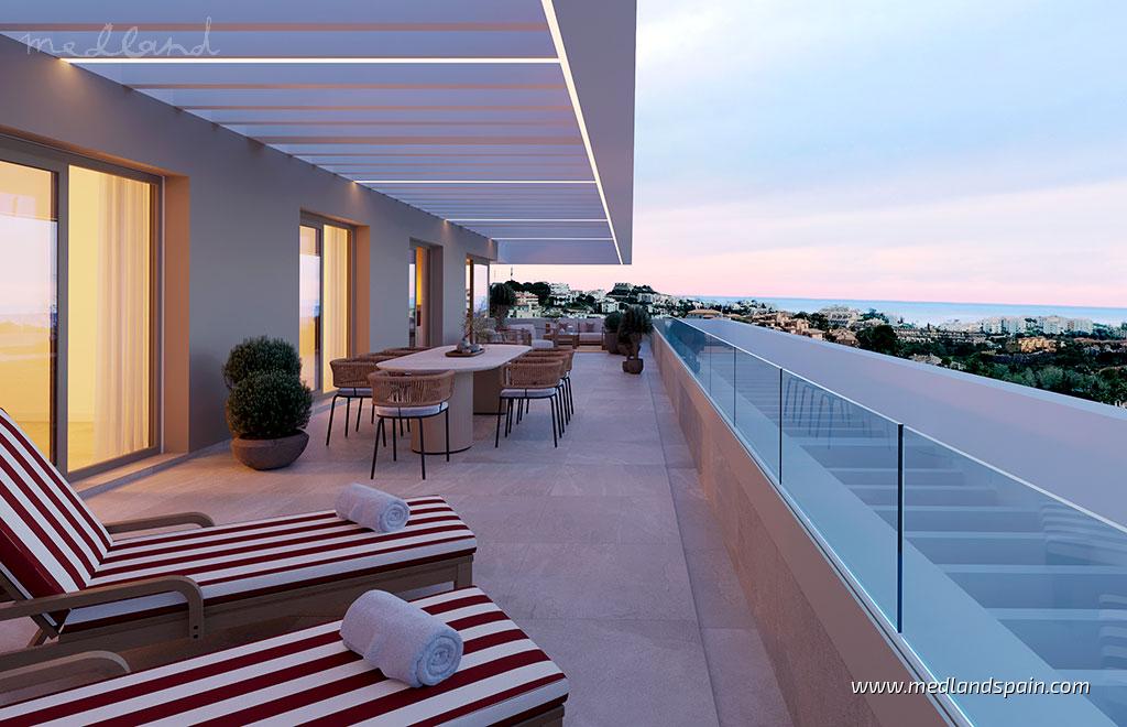 Wohnung in Mijas Costa, Malaga, Spanien 2 Schlafzimmer, 99 m2 Nr. 151231