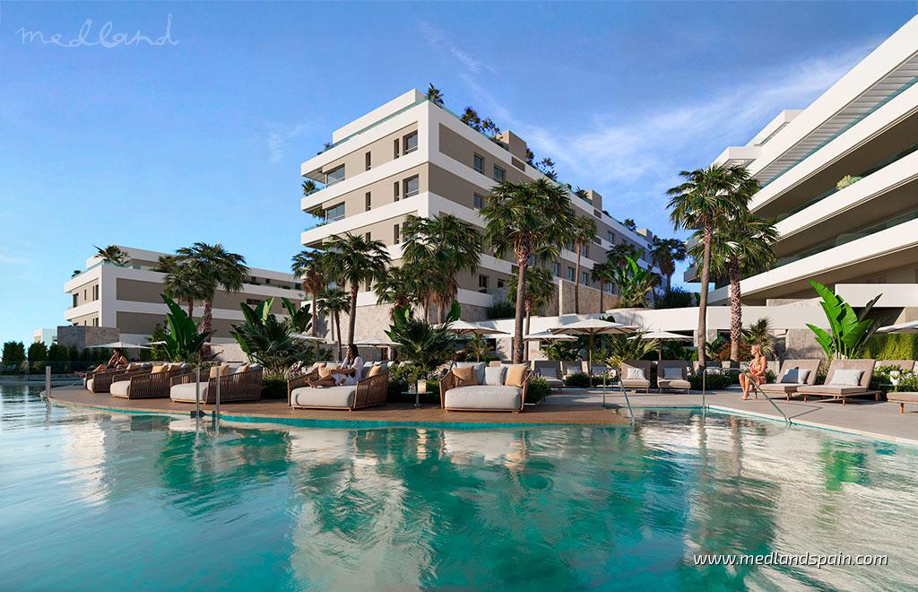 Wohnung in Mijas Costa, Malaga, Spanien 2 Schlafzimmer, 99 m2 Nr. 151231