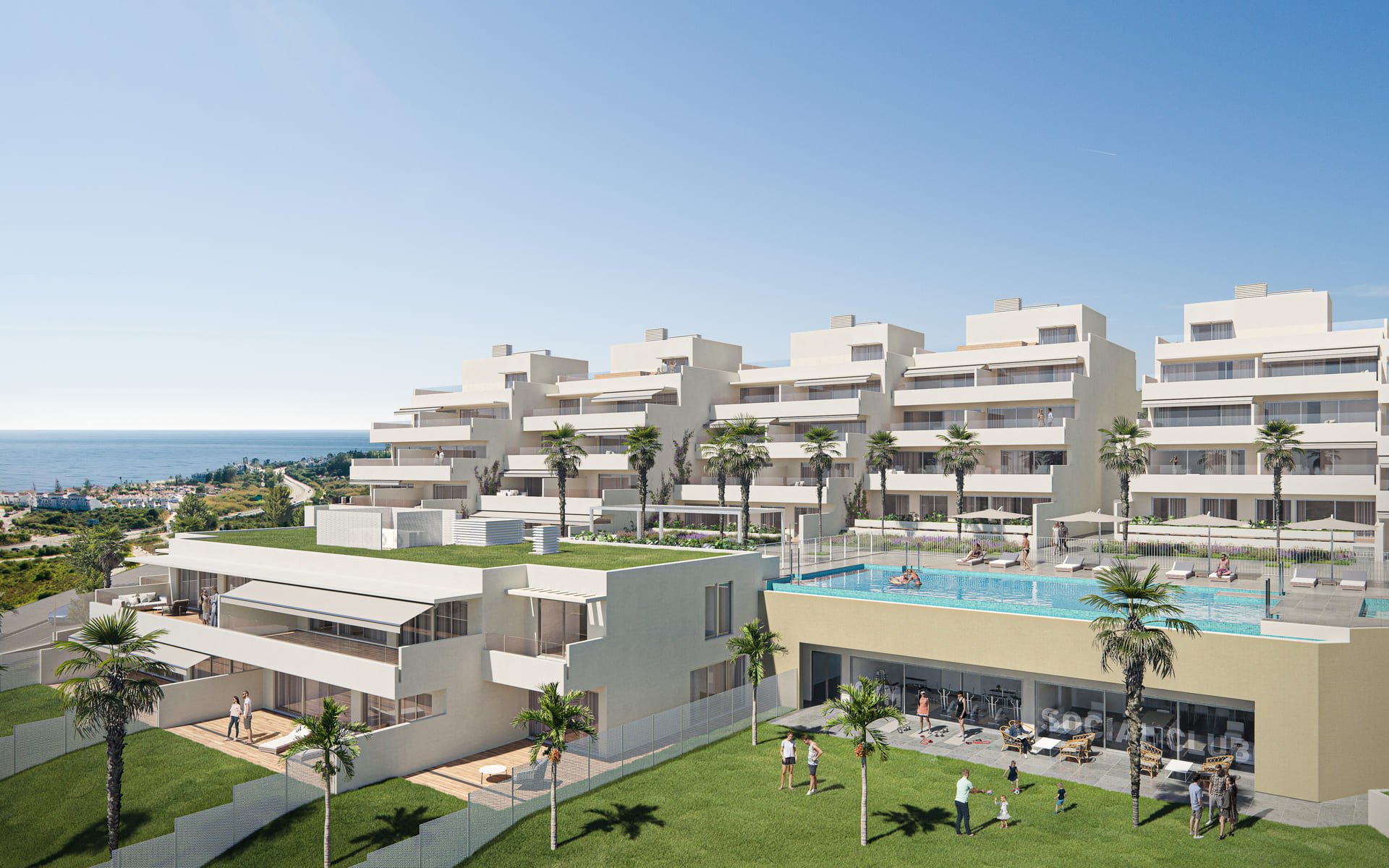 Appartamento a Estepona, Malaga, Spagna 2 camere da letto, 81 mq. N° 148196
