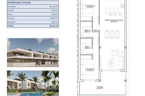 Huoneisto myytävänä Pilar de la Horadada, Alicante, Espanja, 3 makuuhuonetta, 115 m2 No. 161198 - kuva 12