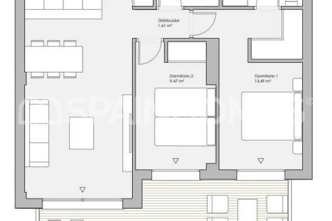 Huoneisto myytävänä Mijas, Malaga, Espanja, 2 makuuhuonetta, 111 m2 No. 146454 - kuva 7