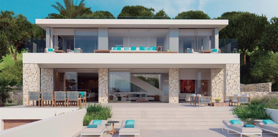 Villa en Costa D'en Blanes, Mallorca, España 4 dormitorios, 482 m2 No. 148003