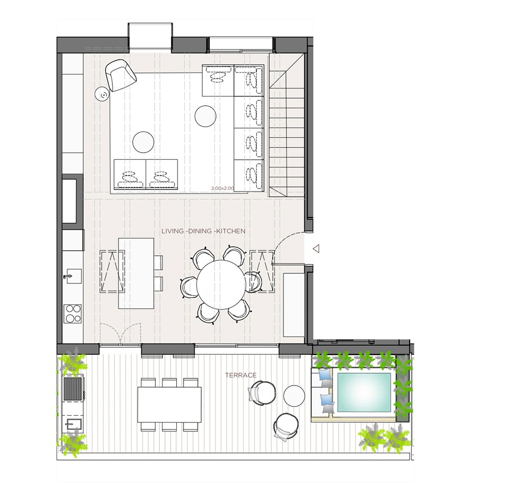 Huoneisto Mallorca, Espanja 2 makuuhuonetta, 123 m2 No. 143938