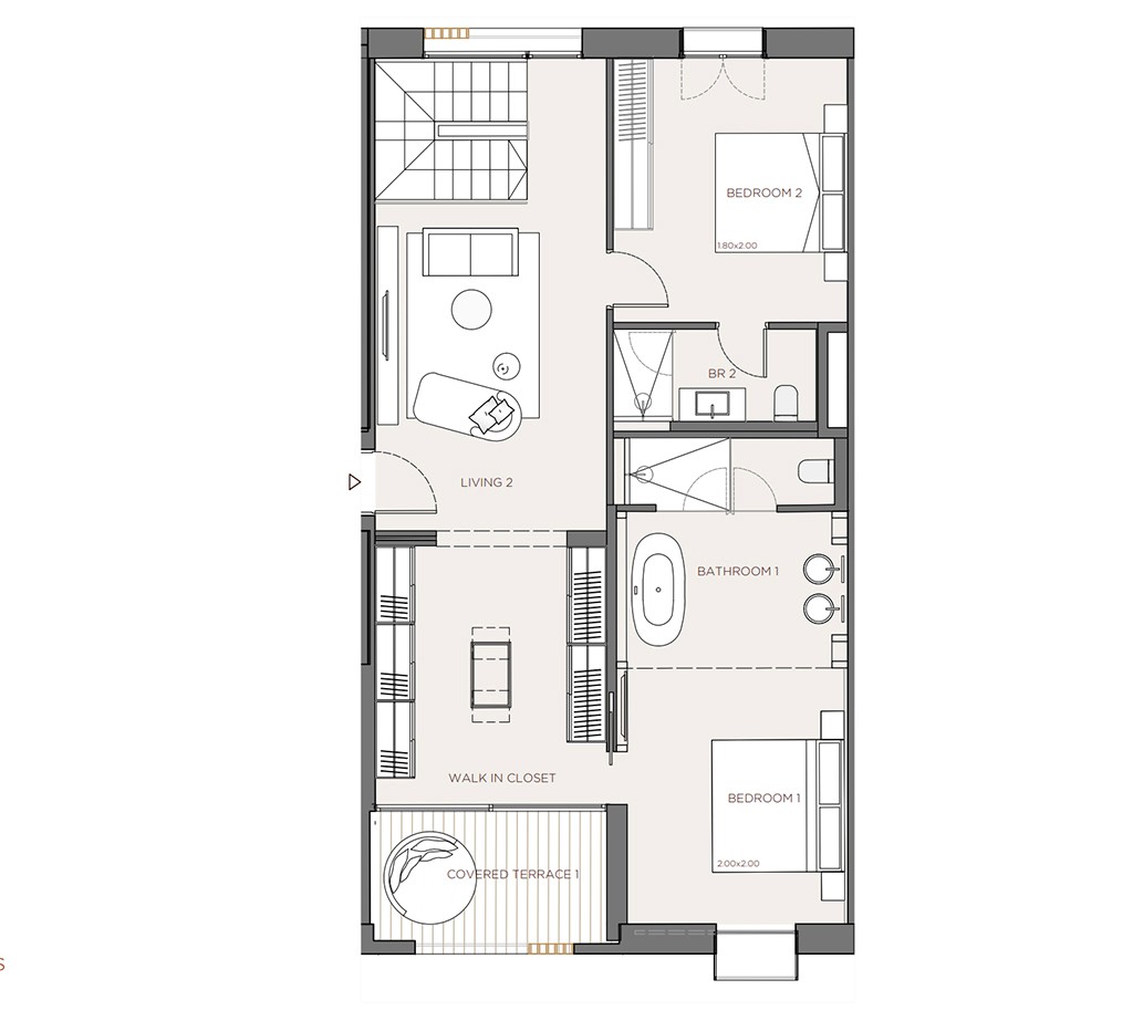 Duplex à Mallorca, Espagne 3 chambres, 299 m2 No. 143940