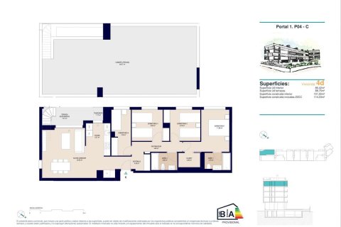 Appartamento in vendita a Alicante, Spagna 4 camere da letto, 116 mq. N° 173598 - foto 14