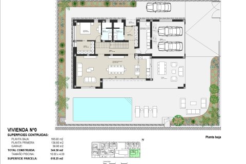 Villa zum Verkauf in Pilar de la Horadada, Alicante, Spanien 5 Schlafzimmer, 344 m2 Nr. 151622 - Foto 9