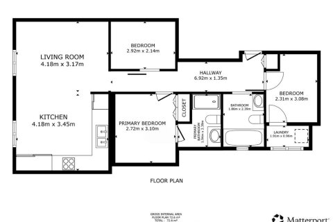 Apartamento en venta en Barcelona, España 3 dormitorios, 72 m2 No. 182384 - foto 26