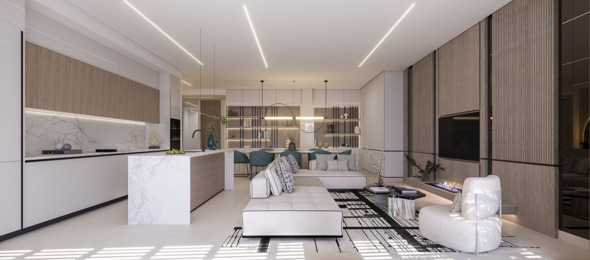 Appartamento a Marbella, Malaga, Spagna 3 camere da letto, 200 mq. N° 150092