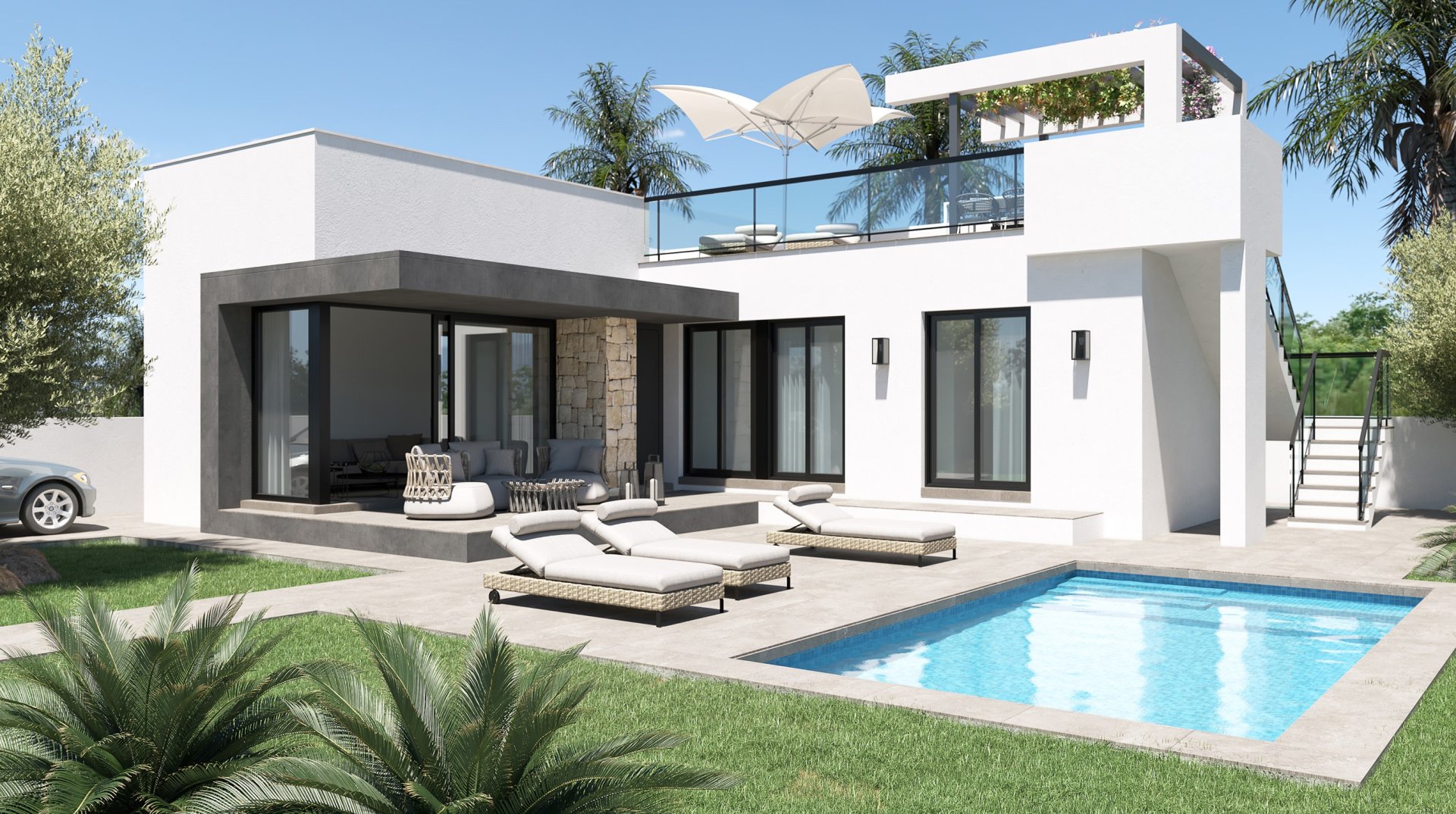 Villa i Denia, Alicante, Spanien 3 sovrum, 98 kvm. Nr. 143016