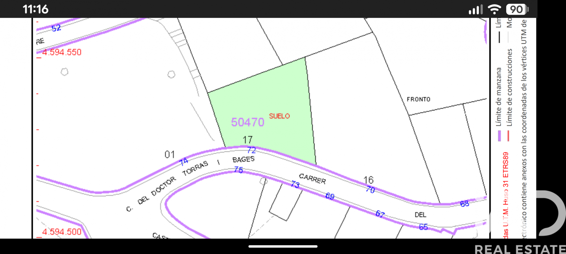 Tontti Premia De Dalt, Barcelona, Espanja 605 m2 No. 172399