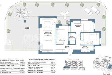 Apartament w Murcia, Hiszpania 3 sypialnie, 103 mkw. nr 181988 – zdjęcie 25