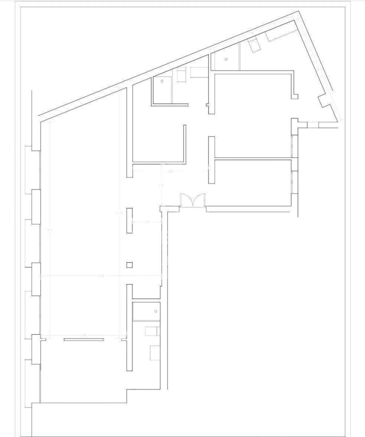 Appartamento a Madrid, Spagna 3 camere da letto, 148 mq. N° 178808