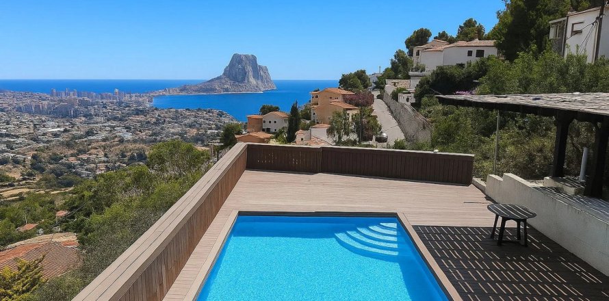 Villa i Calpe, Alicante, Spanien 3 sovrum, 195 kvm. Nr. 196316