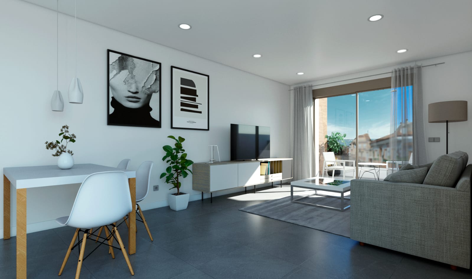 Wohnung in Pilar de la Horadada, Alicante, Spanien 2 Schlafzimmer, 85 m2 Nr. 80271