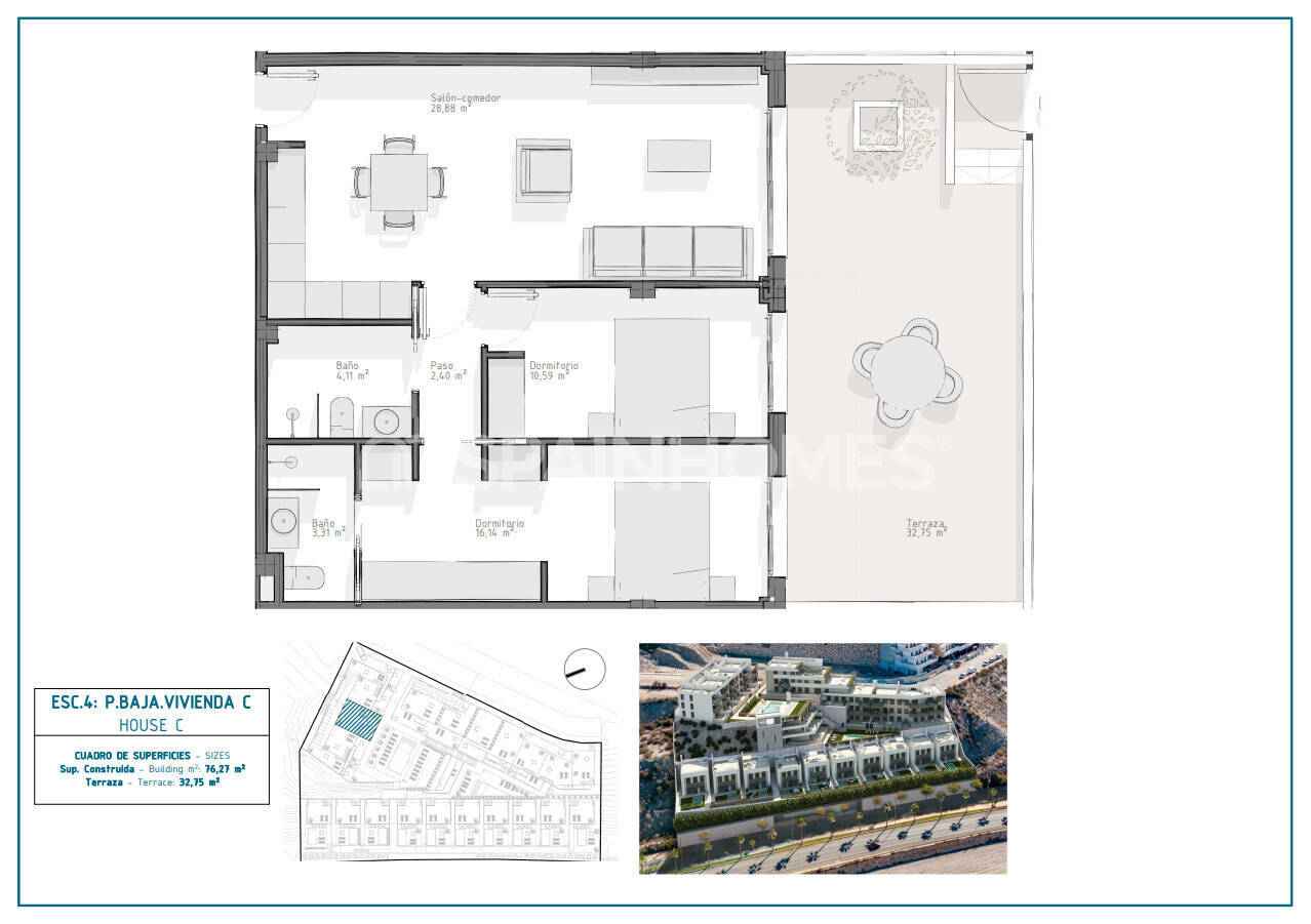 Dzīvoklis Aguilas, Murcia, Spānijā 3 istabas, 88 m2 Nr. 178237