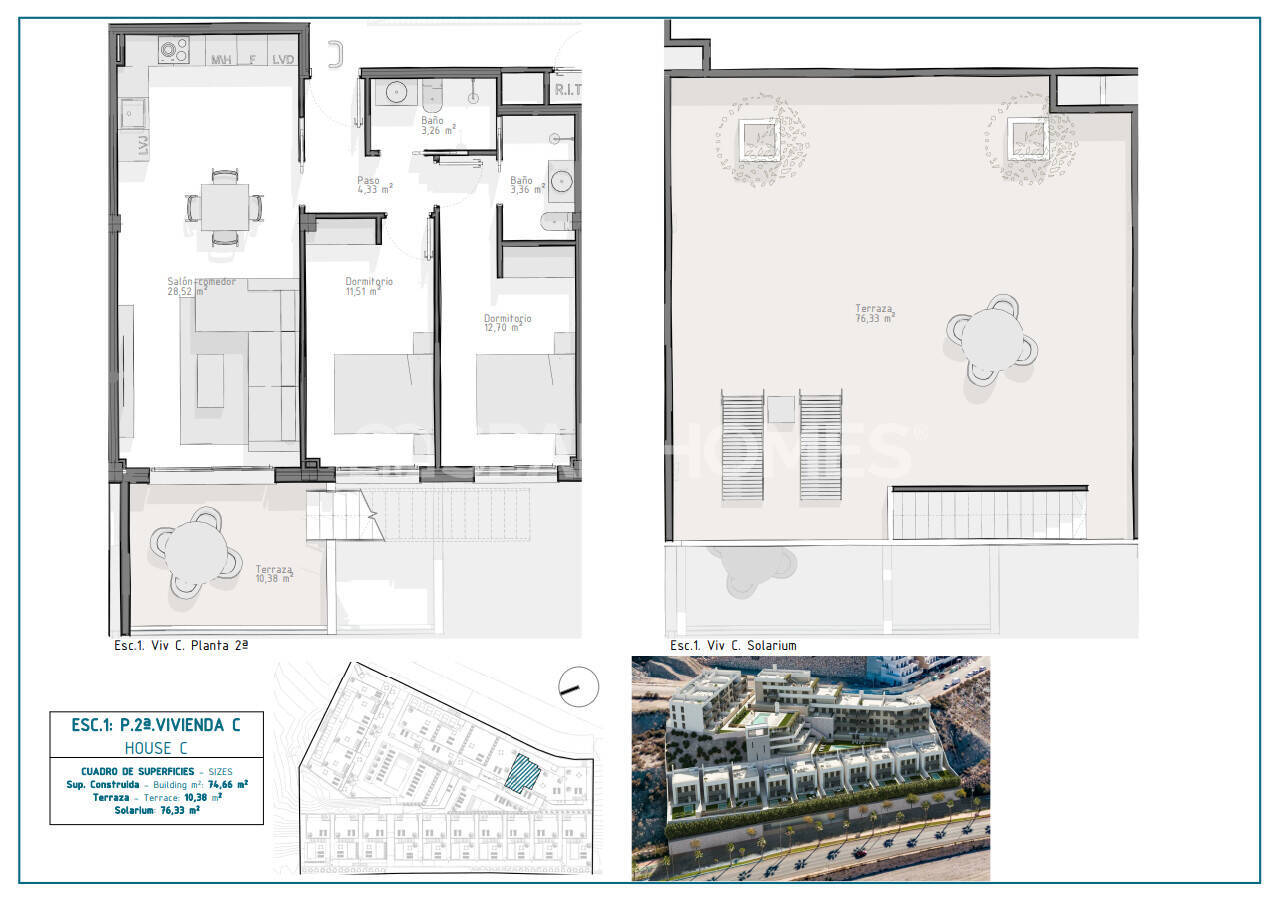Dzīvoklis Aguilas, Murcia, Spānijā 3 istabas, 88 m2 Nr. 178237